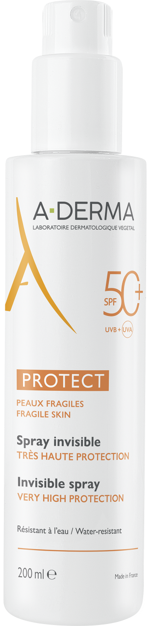 A-Derma Protect transparent sprej SPF50+, 200 ml