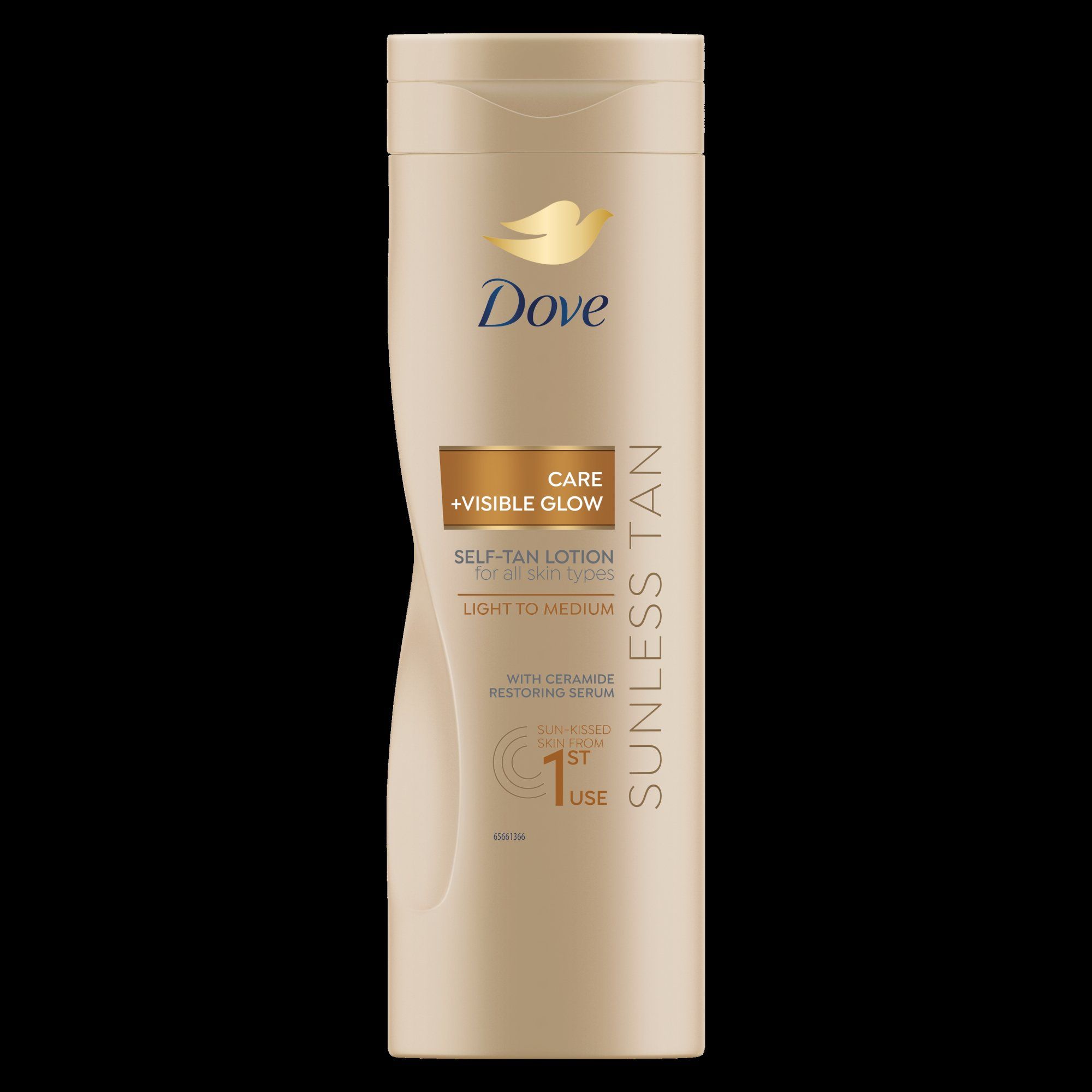 Dove Care&Glow samoopaľovacie mlieko Fair 400 ml