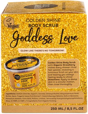 Organic Shop Glow & Celebrate Zlatý darčekový set