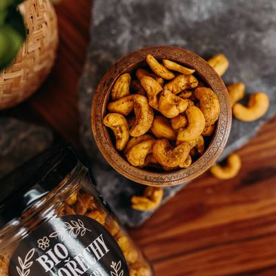 Natu Darčekový set BIO kešu orechov deluxe I., 2 x 160 g