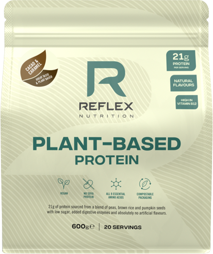 Reflex Nutrition Rastlinné proteínové kakao s karamelom 600 g