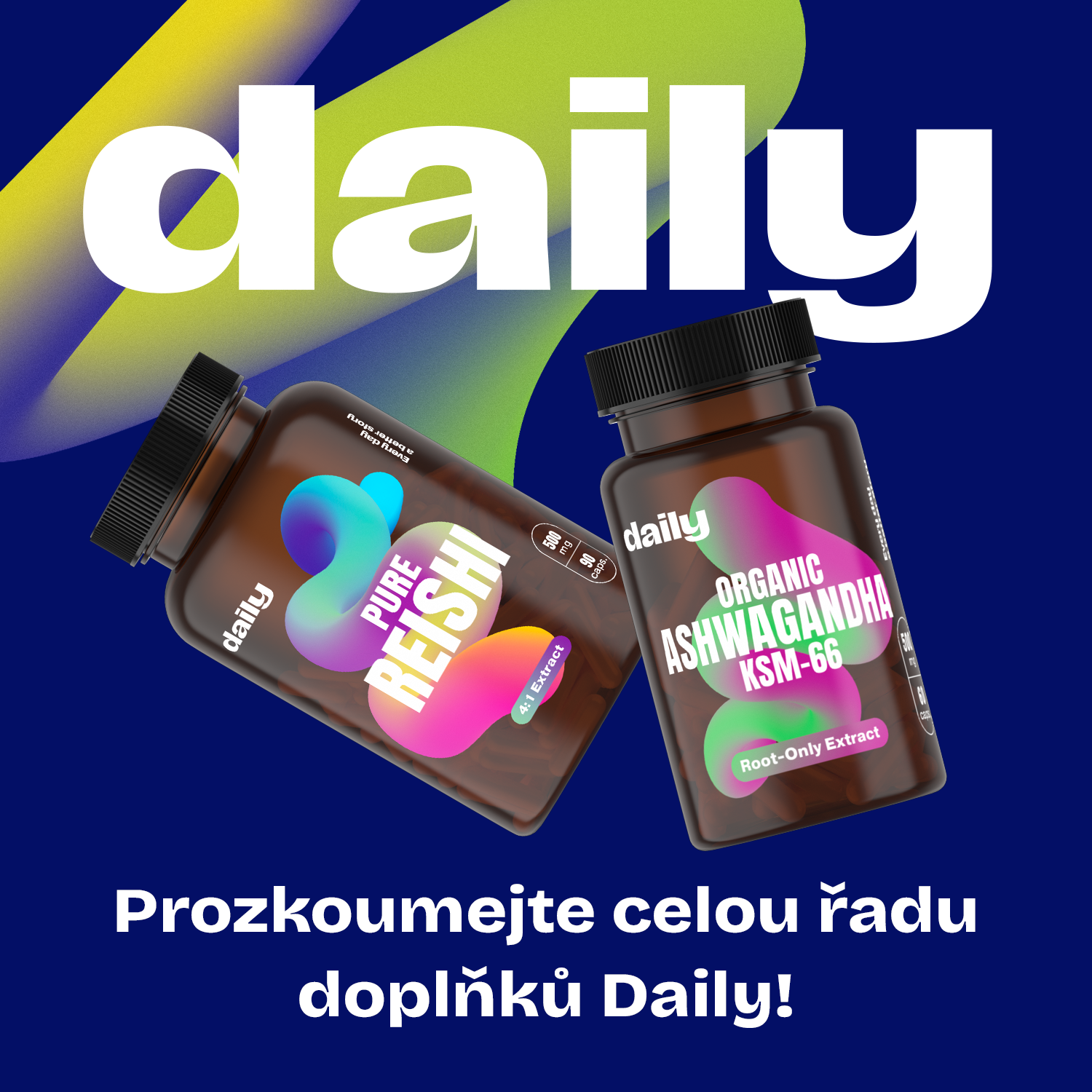 Daily Pure Reishi 90 kapslí