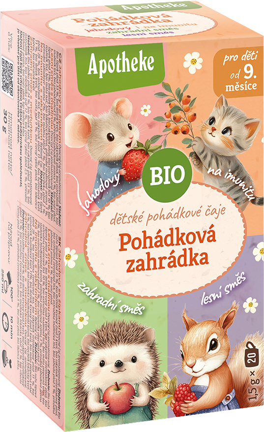 Apotheke BIO čaj detský Pohádková zahrádka 4v1 20 x 1.5 g