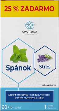 Aporosa Premium Spánok a Stres 75 tablet