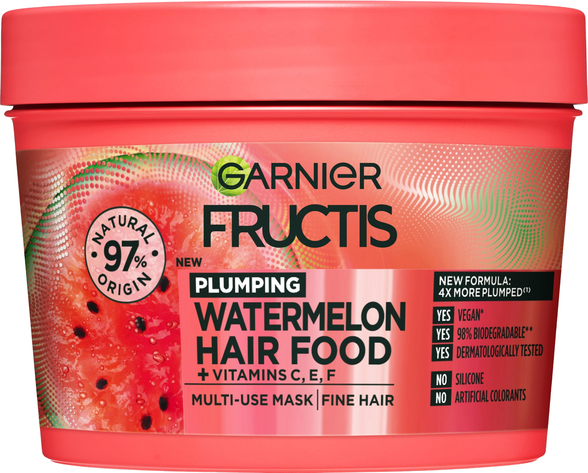 Garnier Fructis Hair Food Watermelon maska na vlasy, 400 ml