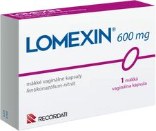 Lomexin 600 mg, Mäkká vaginálna kapsula 1 ks