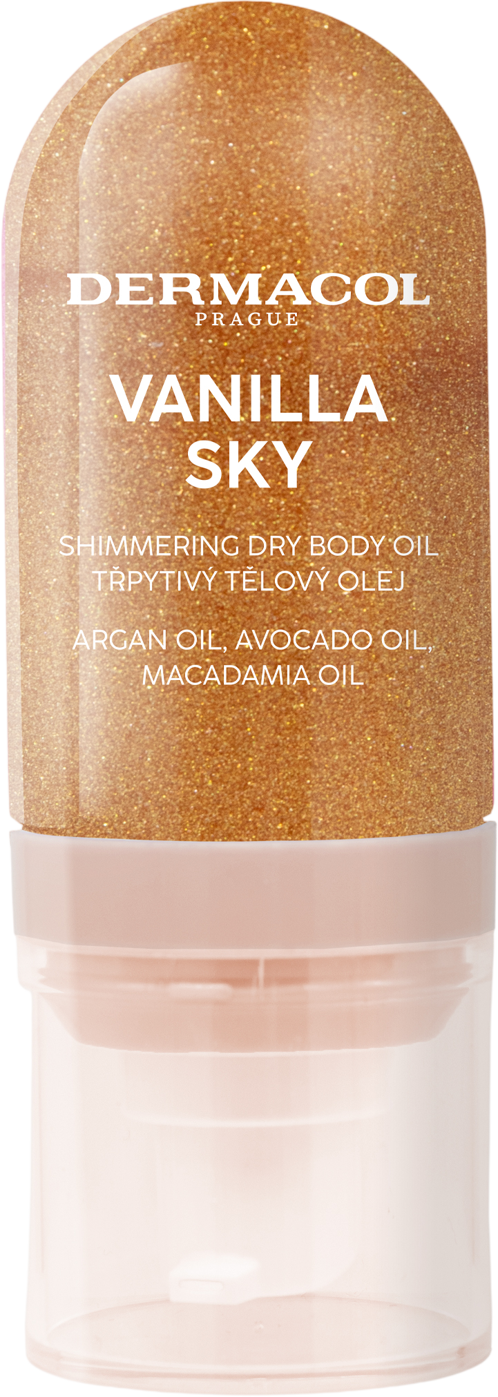 Dermacol Vanilla Sky – trblietavý telový olej 60 ml
