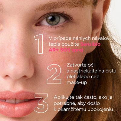 Bioderma Sensibio AR+ SOS Sprej pre rýchlu úľavu pleti so sklonom k začervenaniu a rosaceou 70 ml