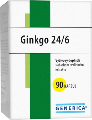 Generica GINKGO 24/6 40 mg 90 kapsúl