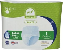 Medi-Inn Inkontinenčné nohavičky Super 8 kvapiek, veľkosť L, 14 ks