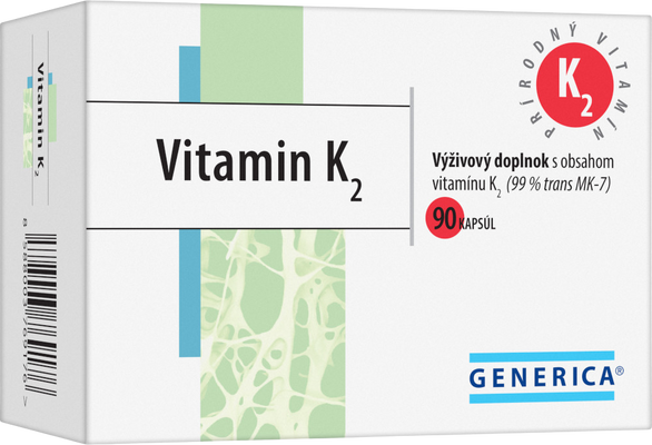 Generica Vitamín K2 90 kapsúl