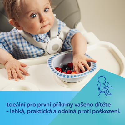 Canpol babies Miska s prísavkou Woodland ružová 300 ml