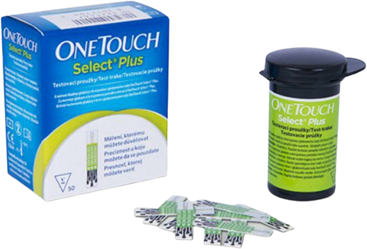 OneTouch Select Plus testovacie prúžky 50 ks