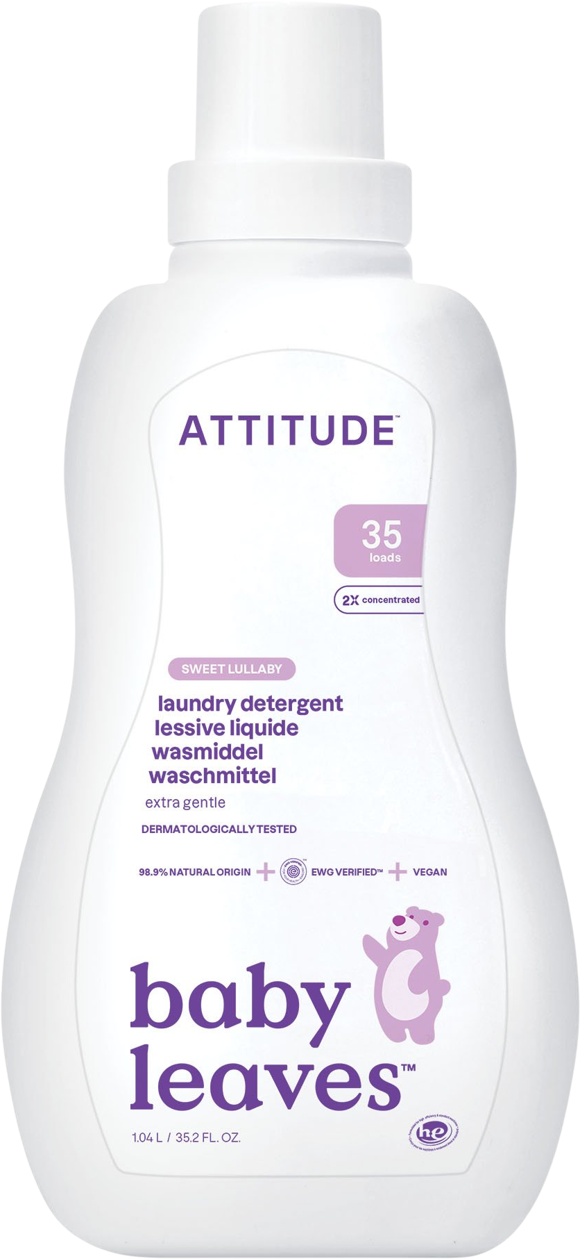 Attitude Prací gél pre deti s vôňou Sweet Lullaby 1050 ml