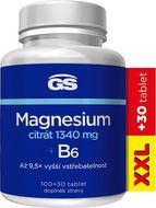 GS Magnesium citrát 1340 mg B6 567 g