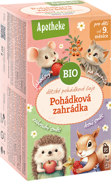 Apotheke BIO čaj detský Pohádková zahrádka 4v1 20 x 1.5 g