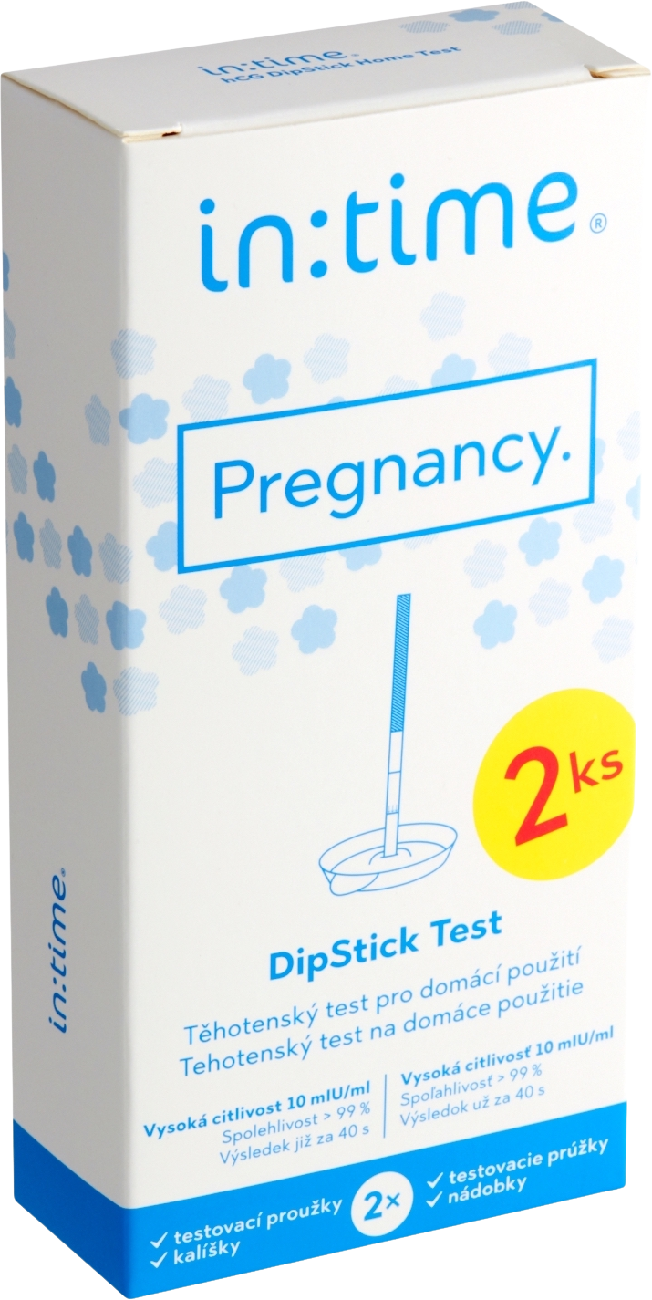 Intime Pregnancy DipStick tehotenský test 2 ks