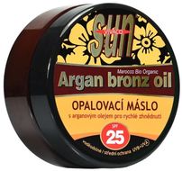 Vivaco Opaľovacie maslo s arganovým olejom pre rýchle zhnednutie SPF25 200 ml