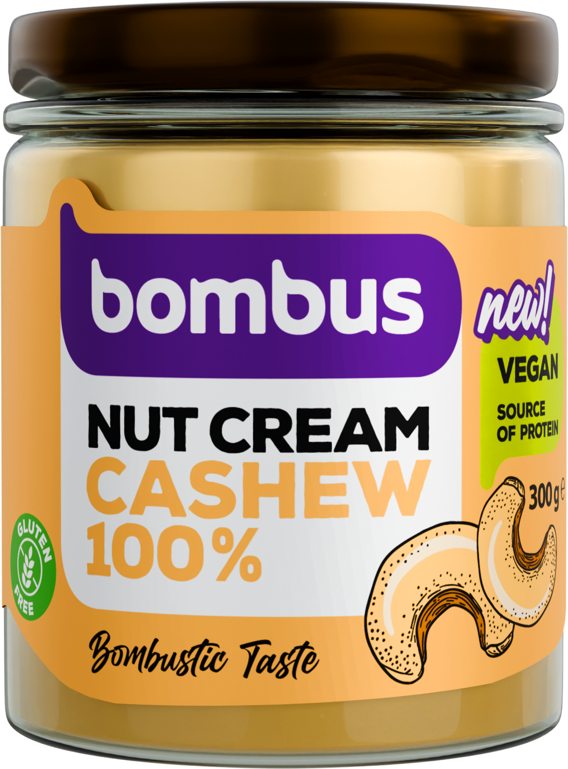 Bombus Nut cream - Cashew 100% 300 g