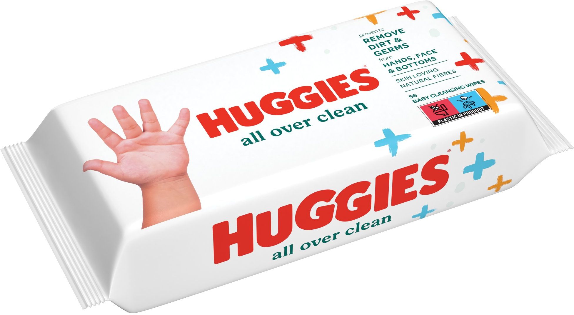 Huggies® Vlhčené obrúsky Single All Over Clean 56 ks