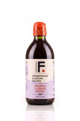 Fermato Fermentovaná šalátová zálievka - Slivka s tonkovou fazuľou 340 ml