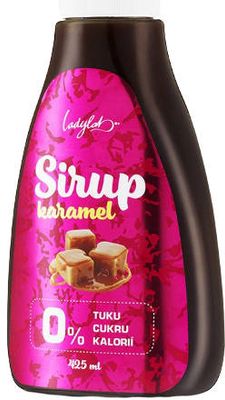 LadyLab ZERO sirup - obsah: , príchuť: karamel 425 ml