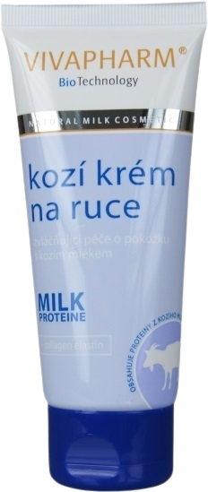VivaPharm Kozí krém na ruky s kolagénom 100 ml