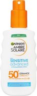 Garnier Ambre Solaire Sensitive Advanced Sprej pre svetlou citlivou pokožku, SPF 50+, 150 ml