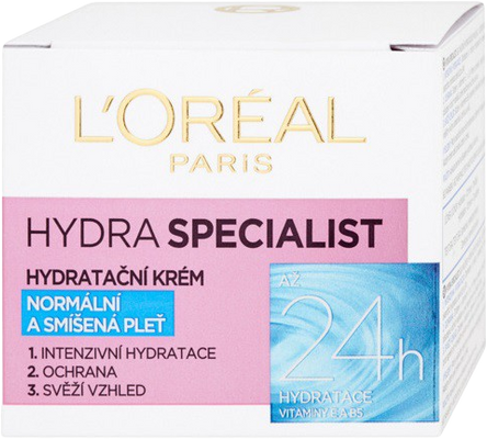 L'Oréal Paris Hydra Specialist hydratačný denný krém na normálnu a zmiešanú pleť 50 ml