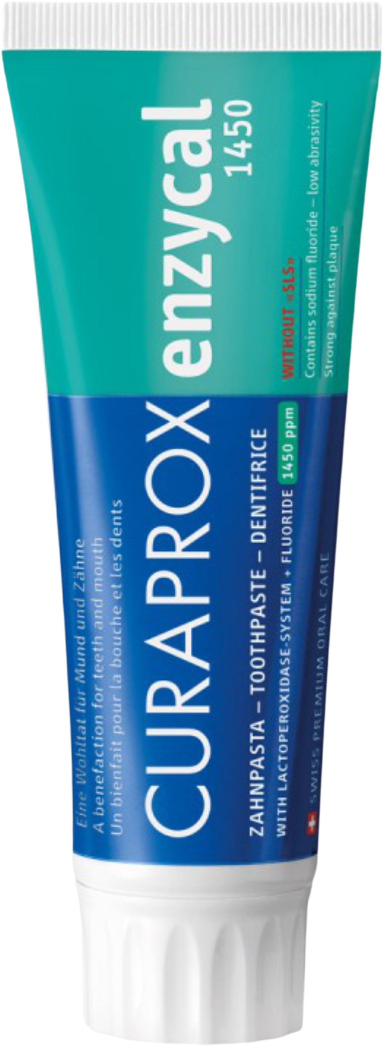 Curaprox Enzycal 1450 ppm zubná pasta 75 ml