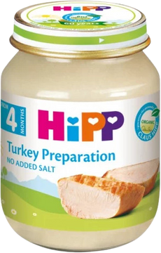 HiPP Príkrm BIO Morčacie mäso - pyré mäso 125 g