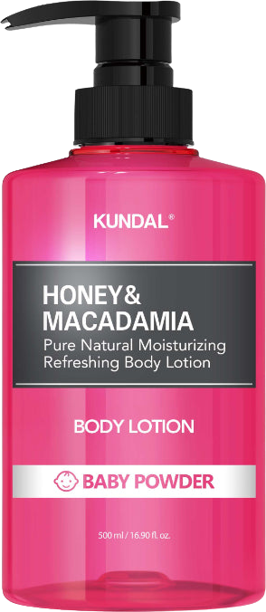 Kundal Honey&Macadamia Body Lotion - vyživujúce telové mlieko s vôňou púdru 500 ml