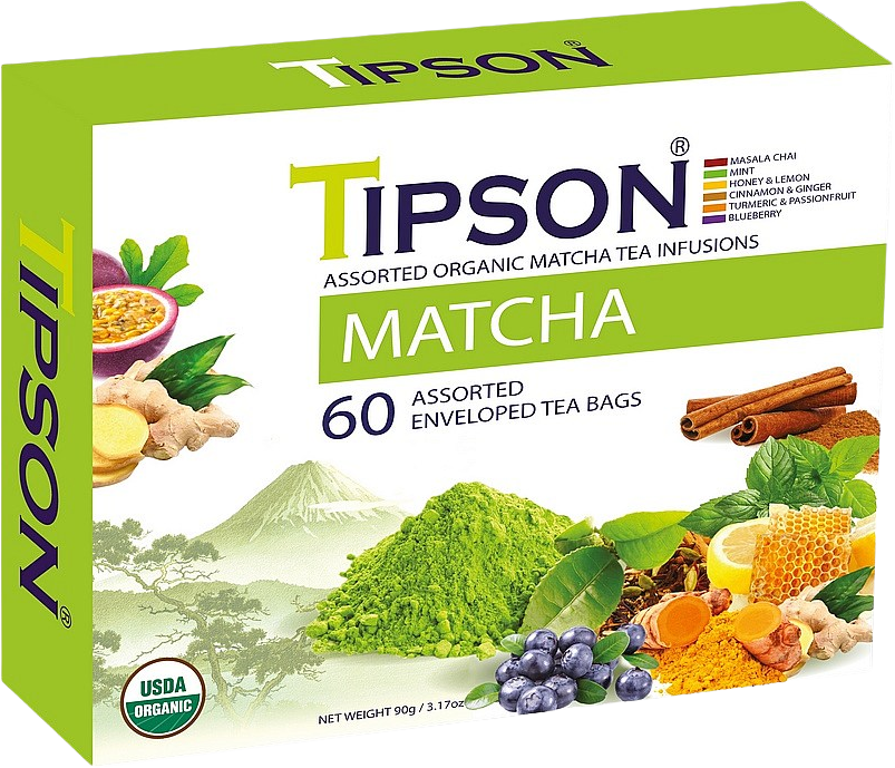 Tipson BIO Matcha kazeta variácia 60 x 1.5 g
