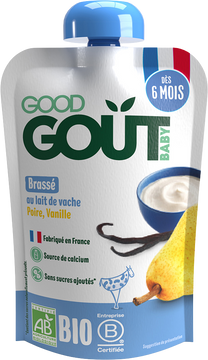 Good Goût BIO Vanilkový dezert s hruškou 90 g