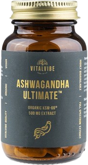 Vitalvibe Ashwagandha Ultimate™ BIO KSM-66® extrakt 60 kapsúl