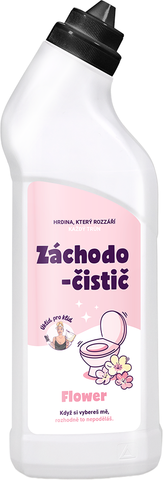 Úklid pro klid WC čistič Flower 750 ml