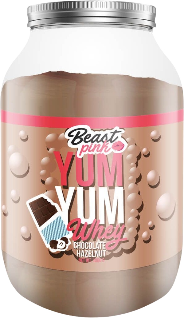 GymBeam BeastPink Yum Yum Whey Vanilla ice cream 1000 g