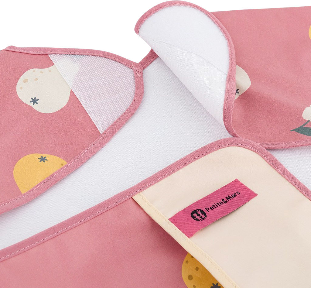 Petite&Mars Podbradník s dlhým rukávom - Ben Pink Pears