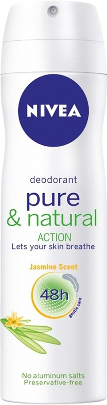Nivea PURE&NATURAL Jazmín dezodorant pre ženy 150 ml