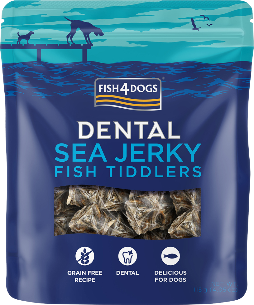 Fish4Dogs Dentálne pamlsky pre psov morská ryba - rybičky 115 g