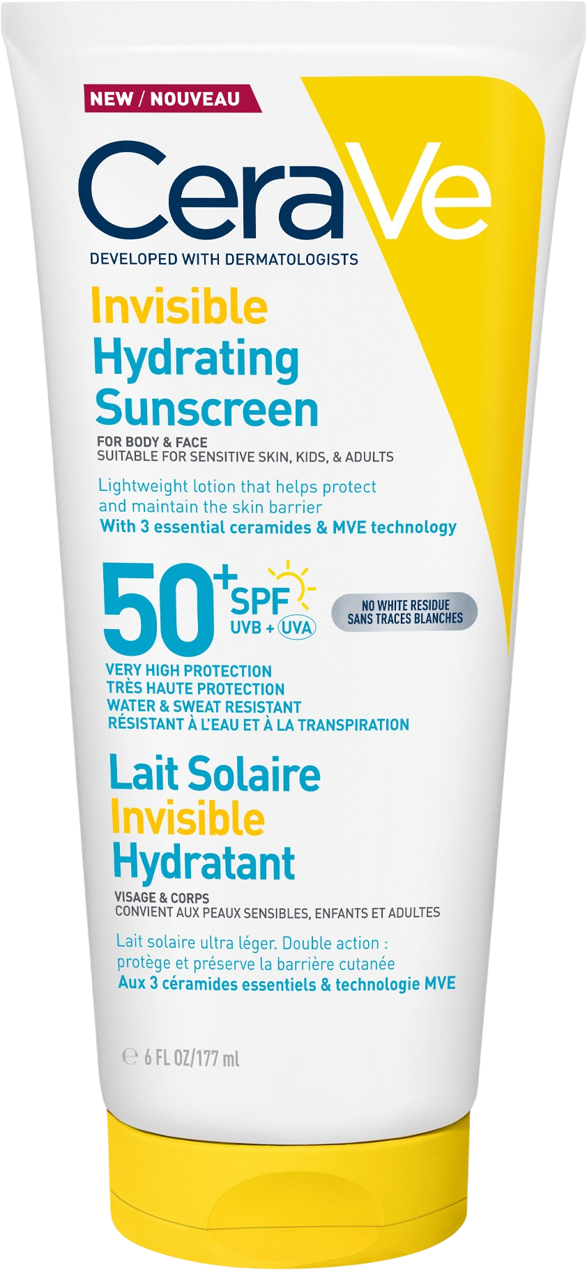 CeraVe Hydratačný opaľovací krém SPF50, 177 ml