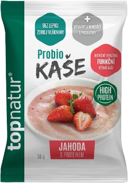 Topnatur Probio kaša jahoda s proteínom 50 g