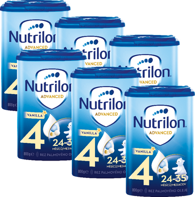 Nutrilon 4 Pronutra Vanilka 800g Akcia 5+1ks zdarma 6 x 800 g