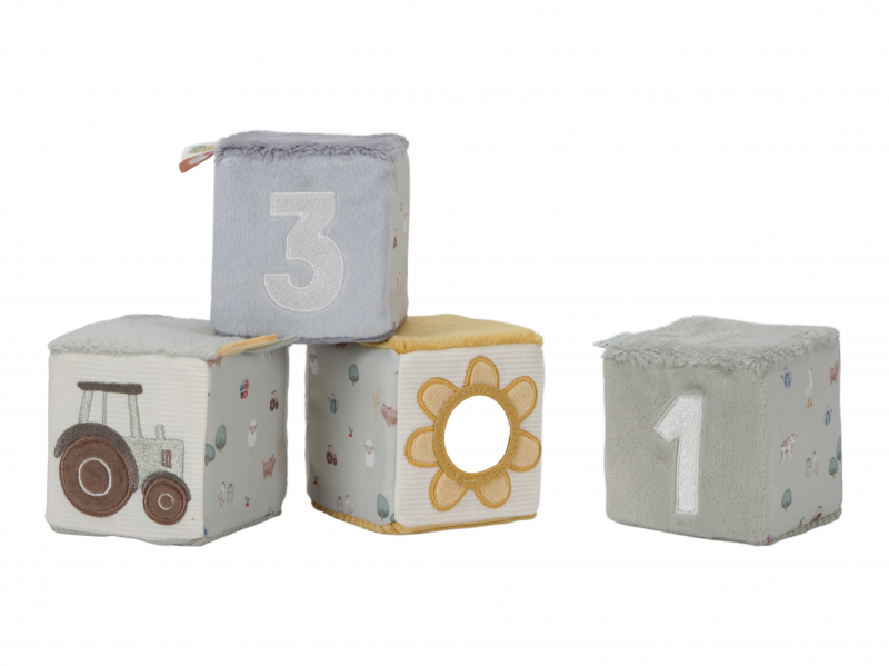 Little Dutch Súprava plyšových kociek Farma