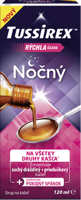 Tussirex Noční sirup 120 ml