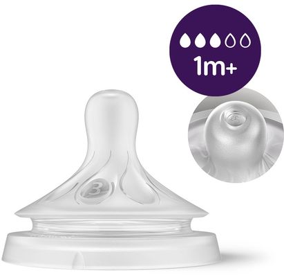 Philips Avent Fľaša Natural Response 260ml, 1m+ ružová