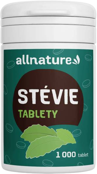 Allnature Tablety zo stévie 1000 tabliet