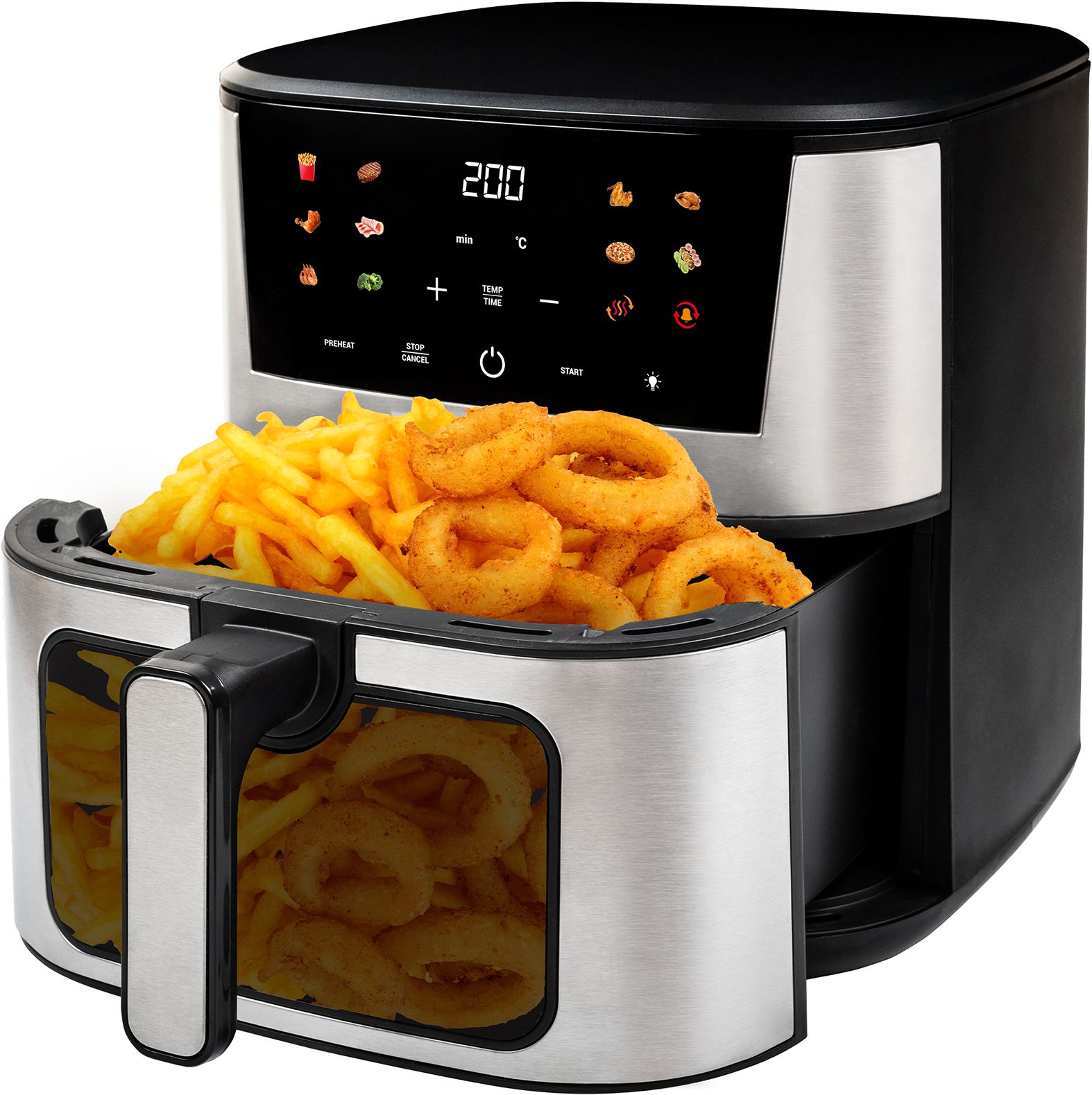 Tesla AirCook Q60 XXL Pro - multifunkčná digitálna teplovzdušná fritéza