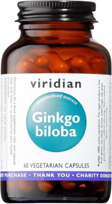 Viridian Ginkgo Biloba 60 kapsúl