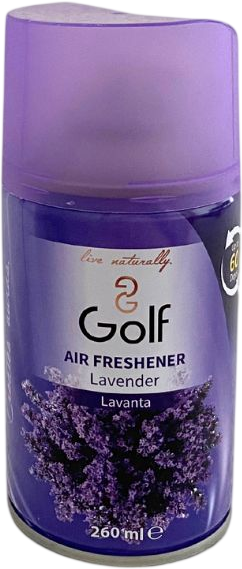 Golf Náhradná náplň do automatického strojčeka - osviežovač Levanduľa 260 ml